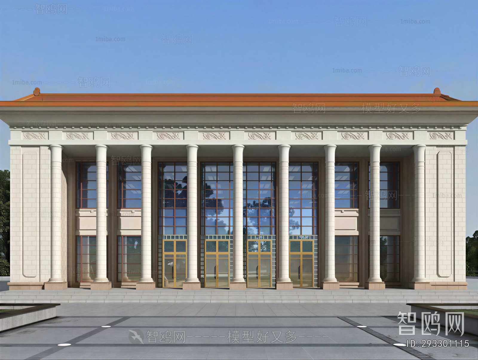 Modern Appearance Of Commercial Building