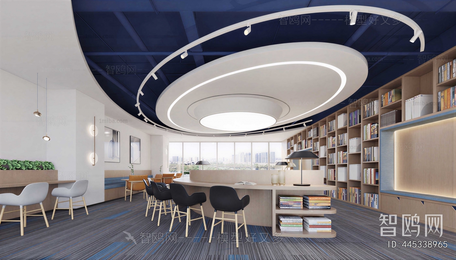 Modern Bookstore Book Bar
