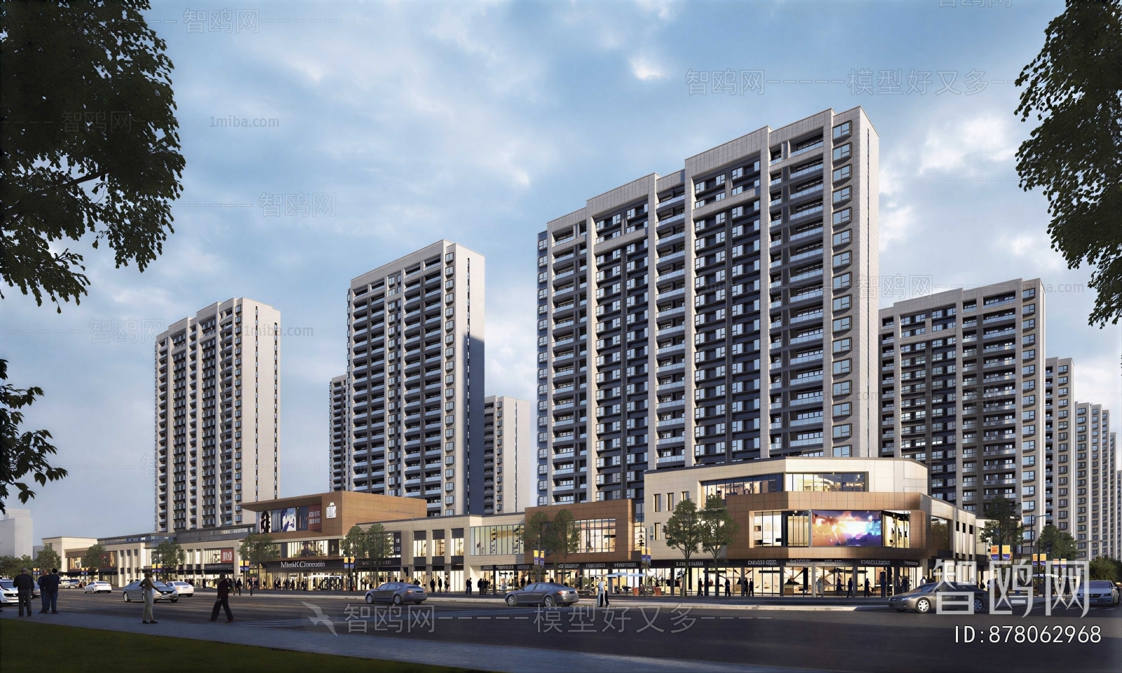 Modern Appearance Of Commercial Building