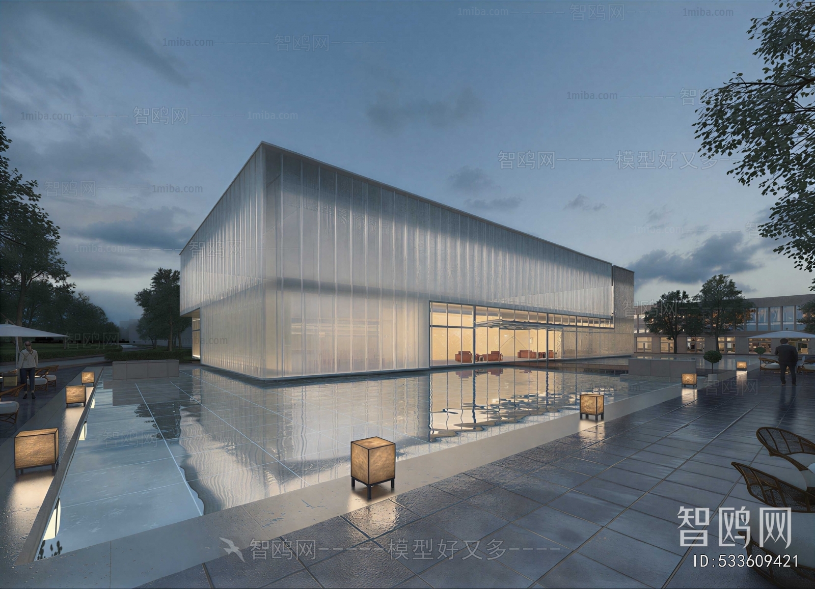 Modern Appearance Of Commercial Building