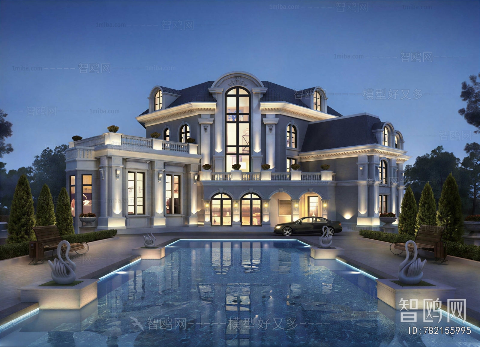 European Style Villa Appearance