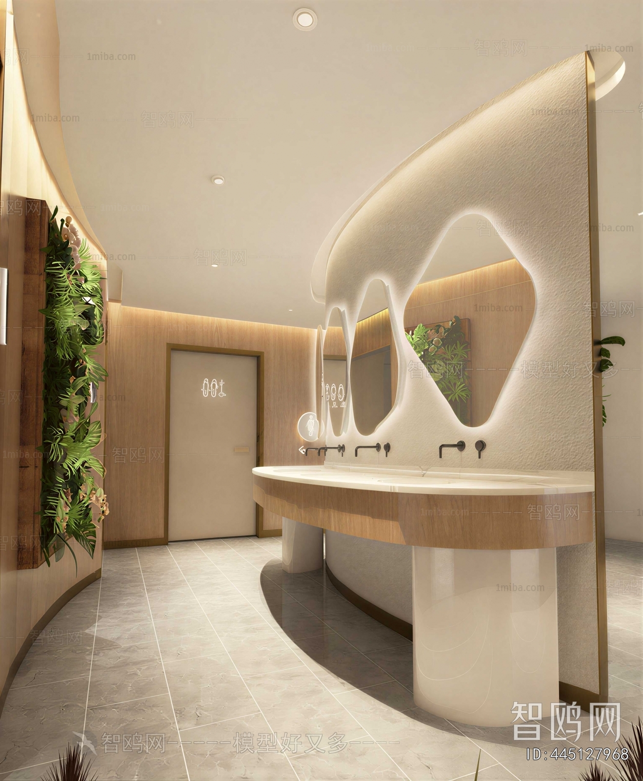 Modern Public Toilet