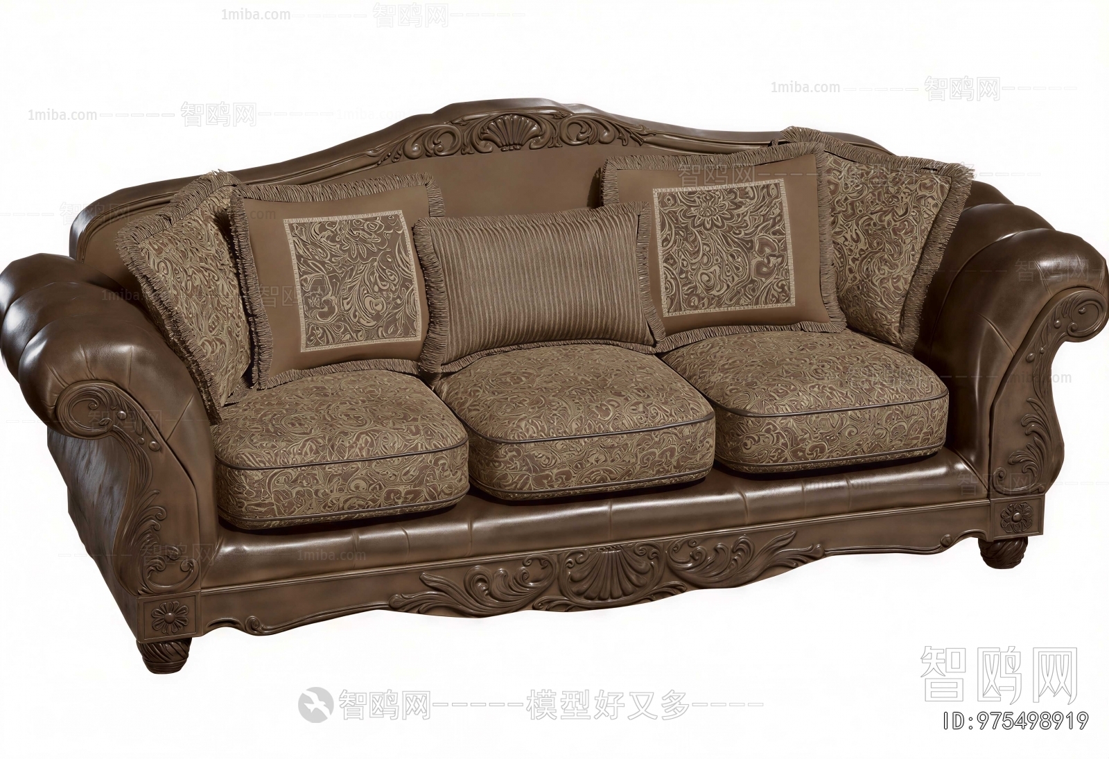 American Style Three-seat Sofa