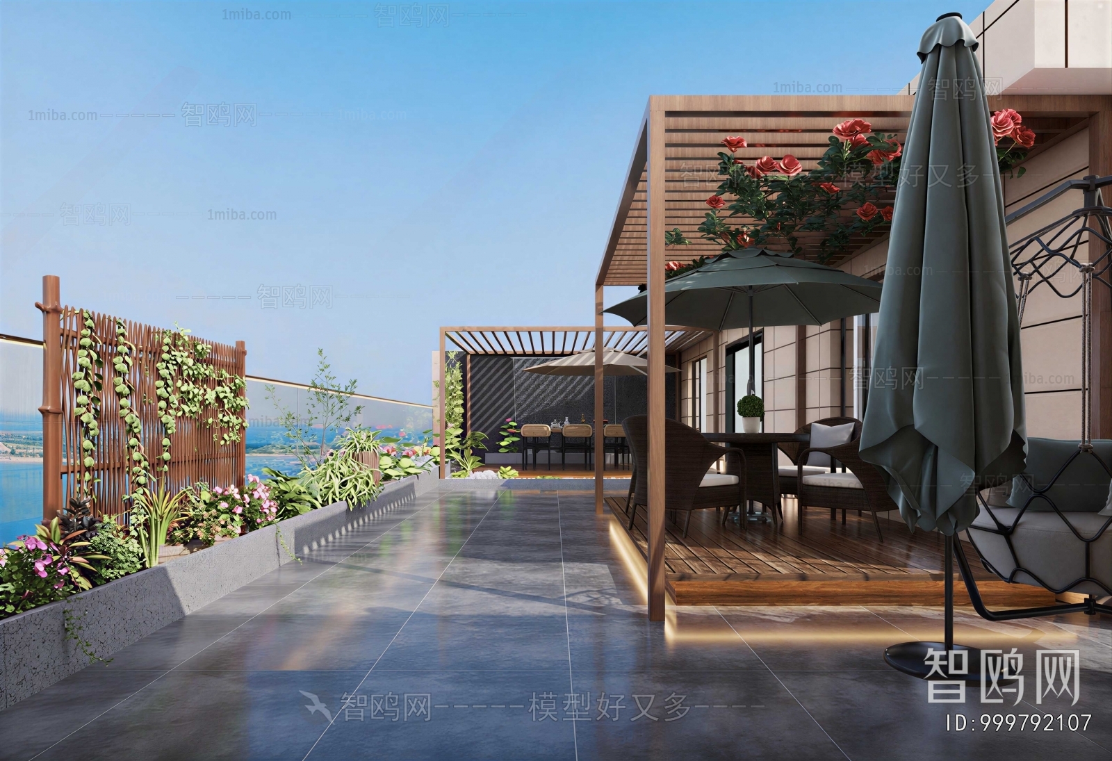 New Chinese Style Courtyard/landscape