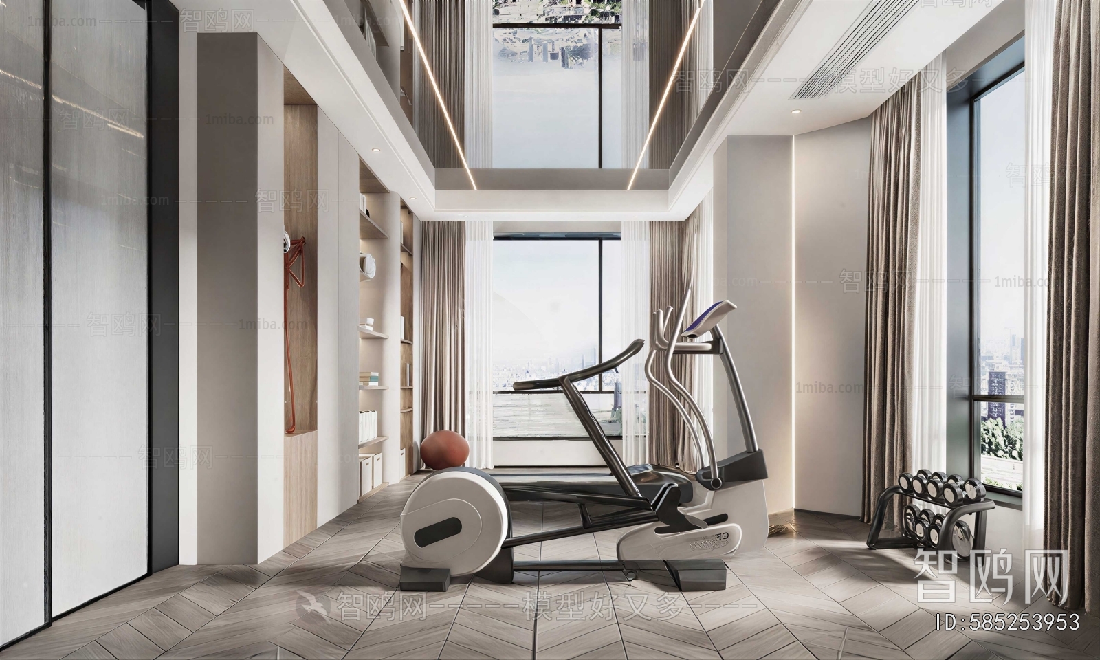 Modern Home Fitness Room