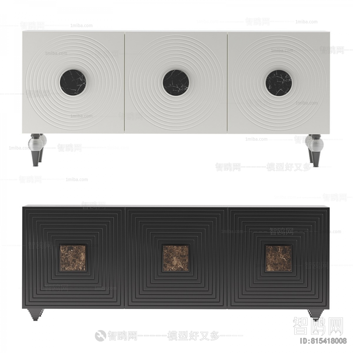 Simple European Style Side Cabinet