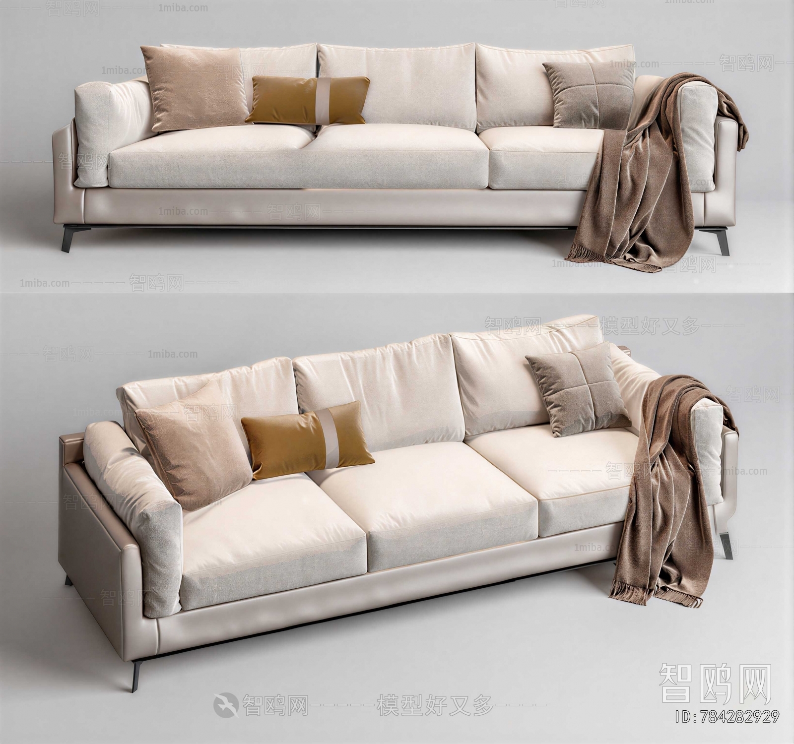 Modern Three-seat Sofa
