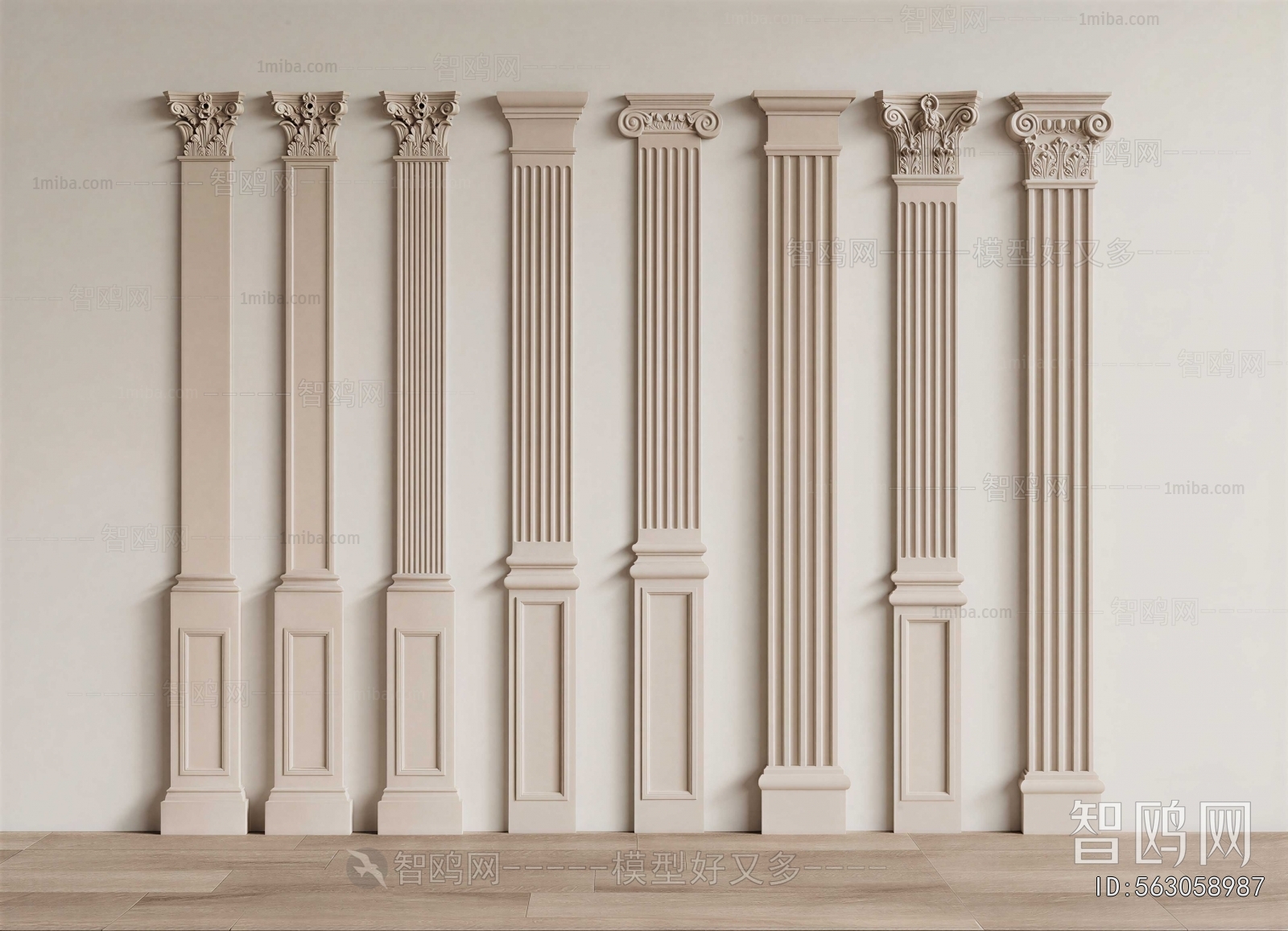 European Style Roman Pillar