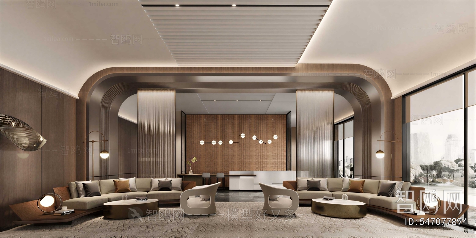 Modern Real Estate Sales Office