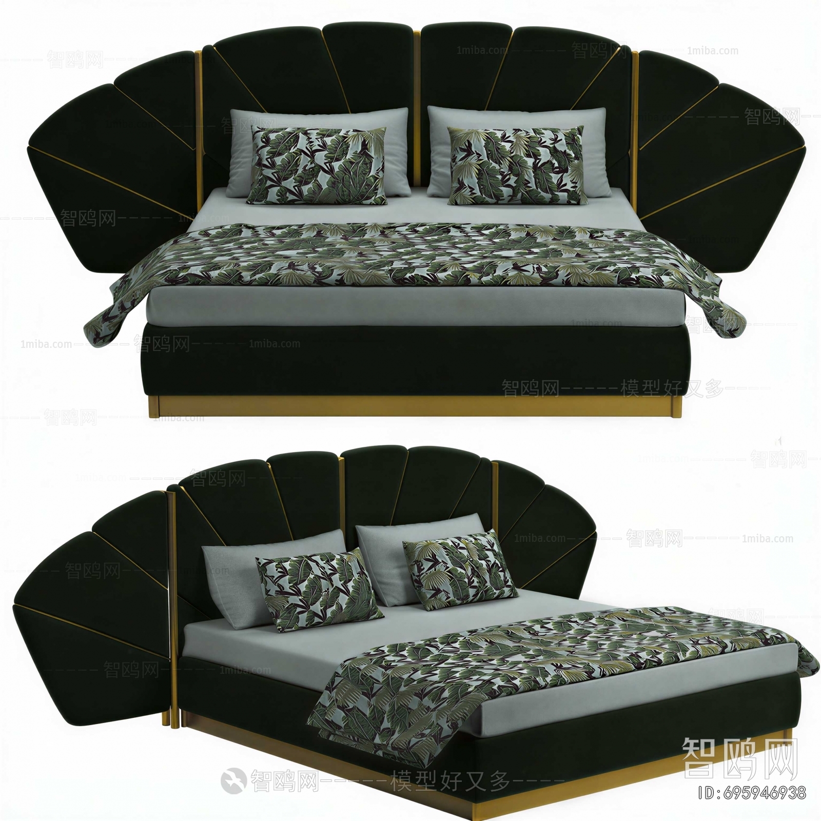 French Style Double Bed