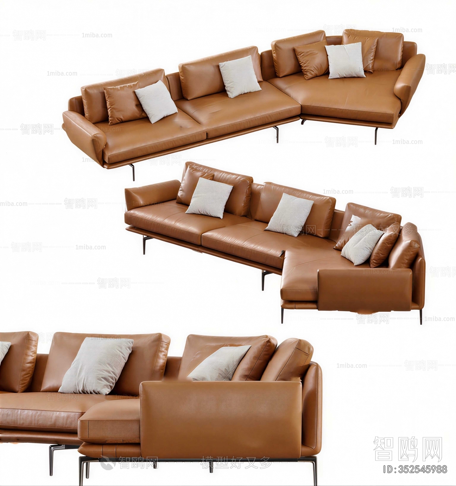 Modern Three-seat Sofa