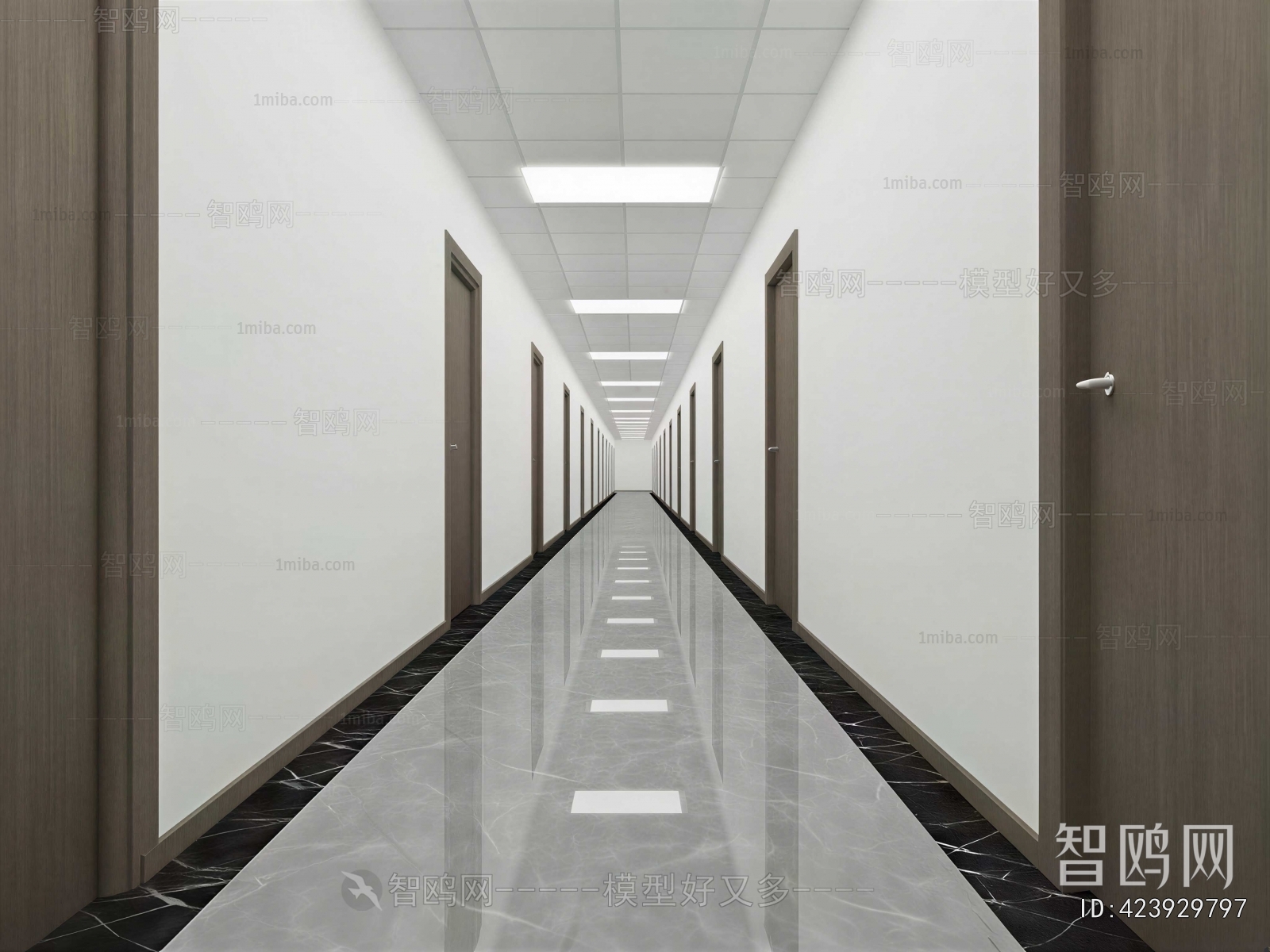 Modern Office Aisle