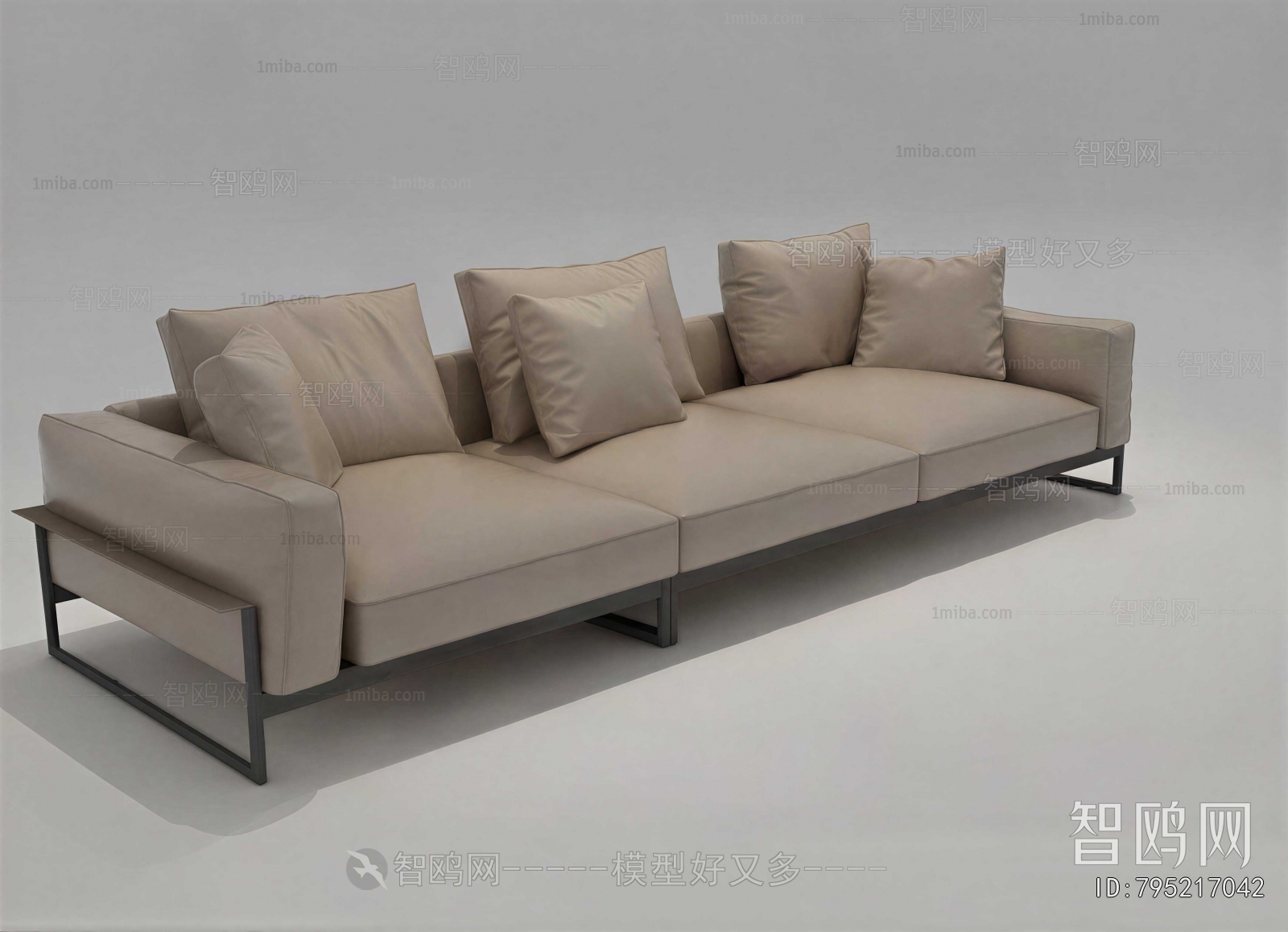 Modern Three-seat Sofa