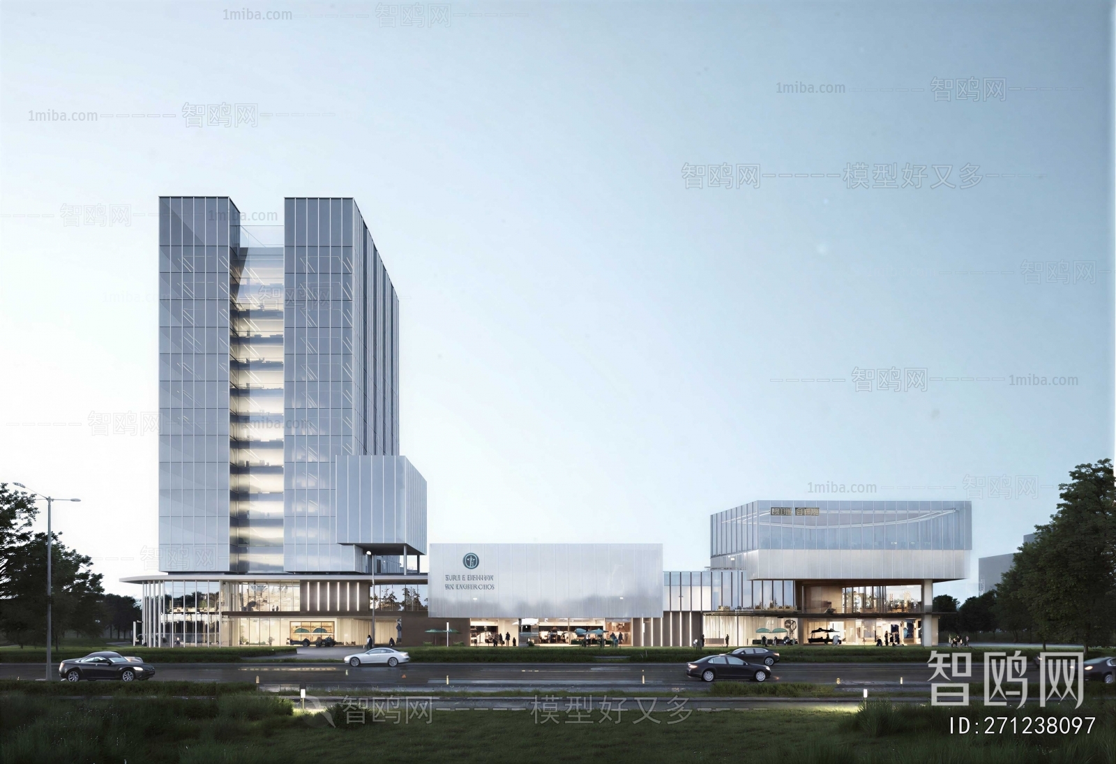 Modern Appearance Of Commercial Building