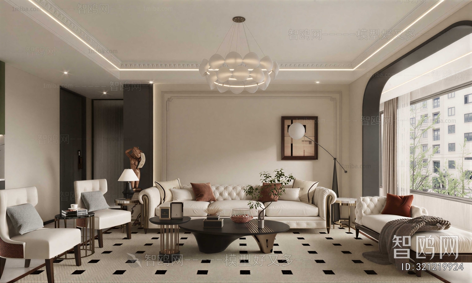 French Style A Living Room