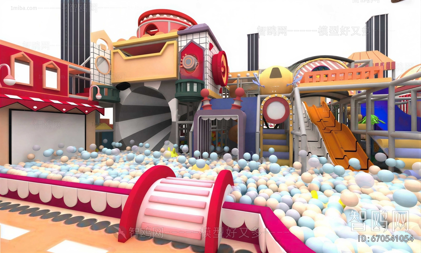 Modern Children's Amusement Park