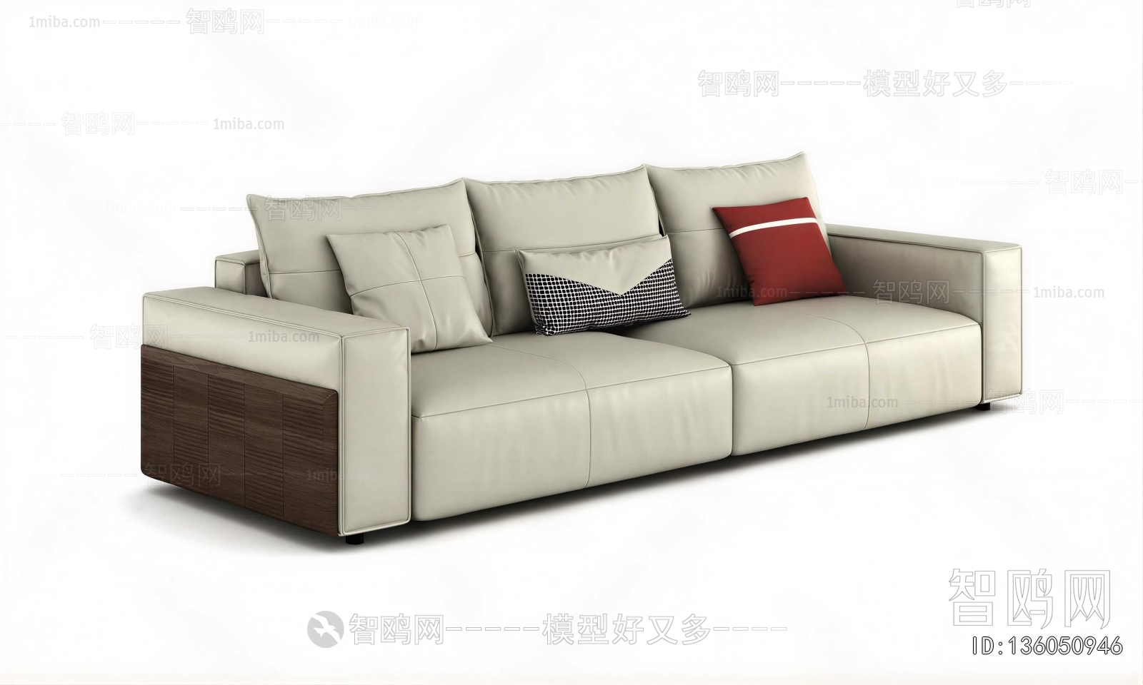 Modern Three-seat Sofa