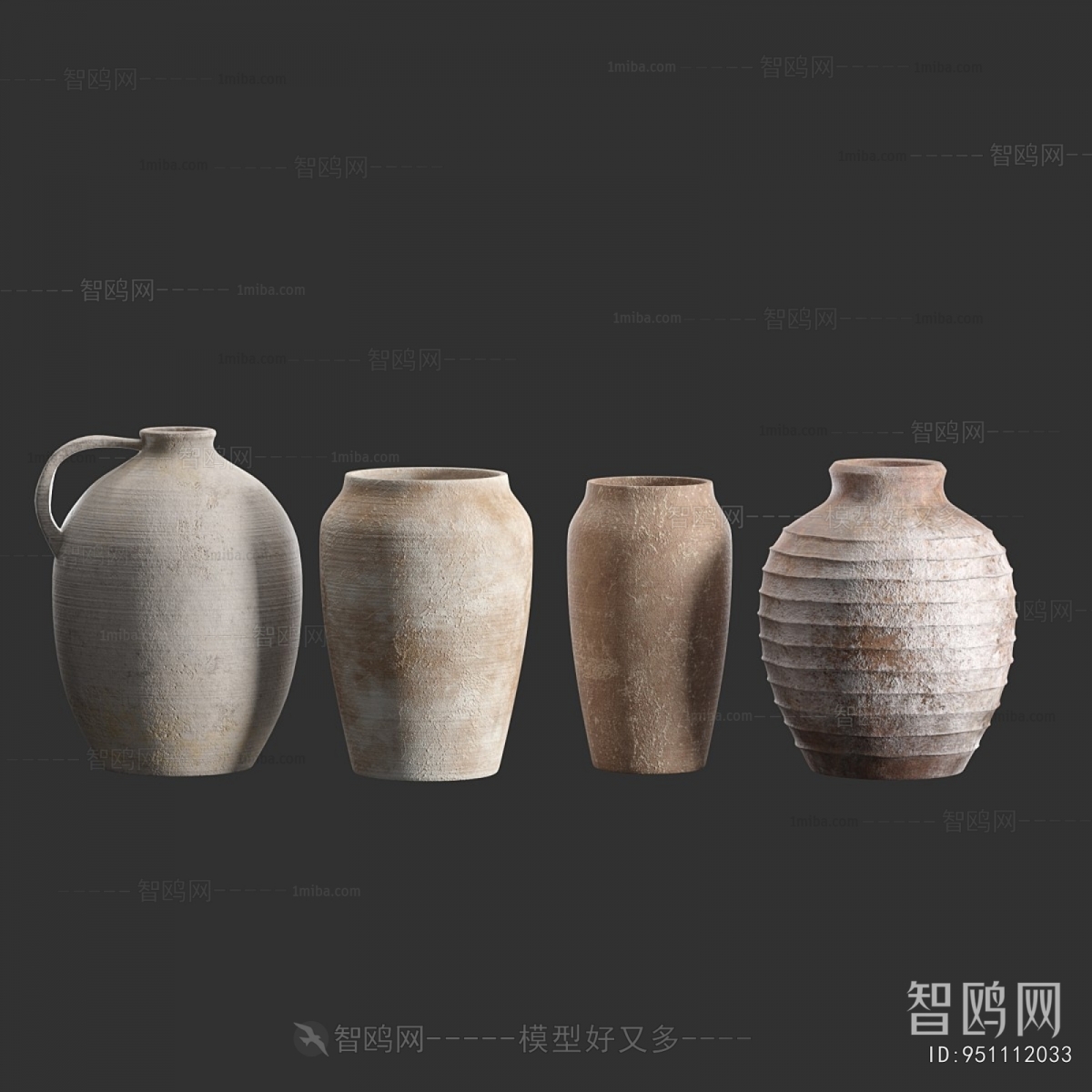 Modern Wabi-sabi Style Clay Pot