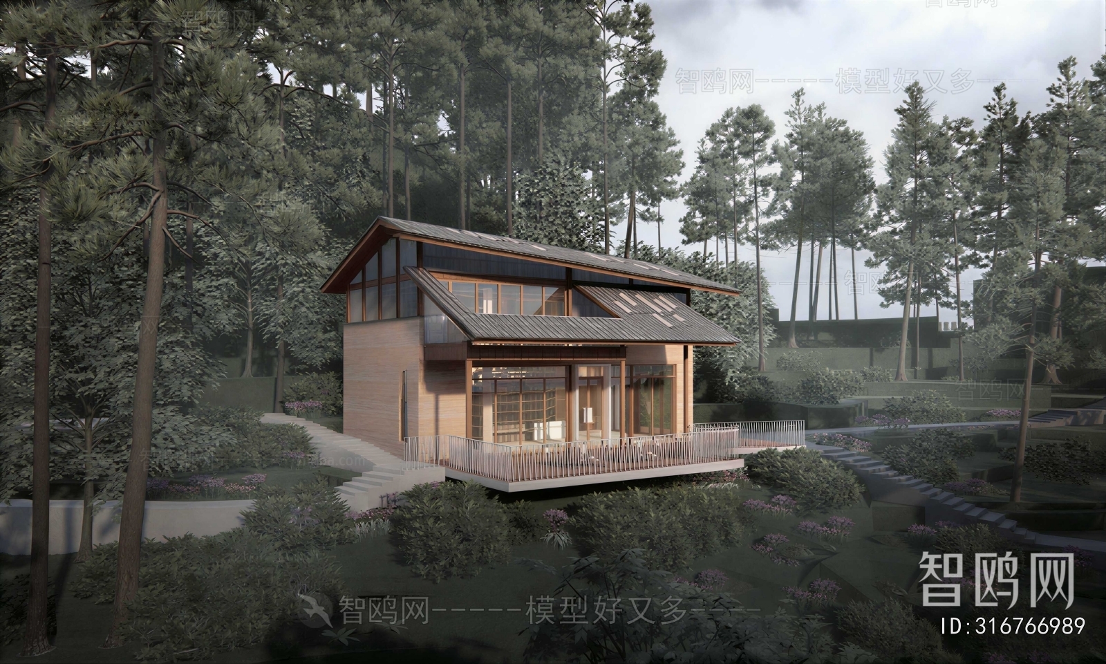 New Chinese Style Building Appearance