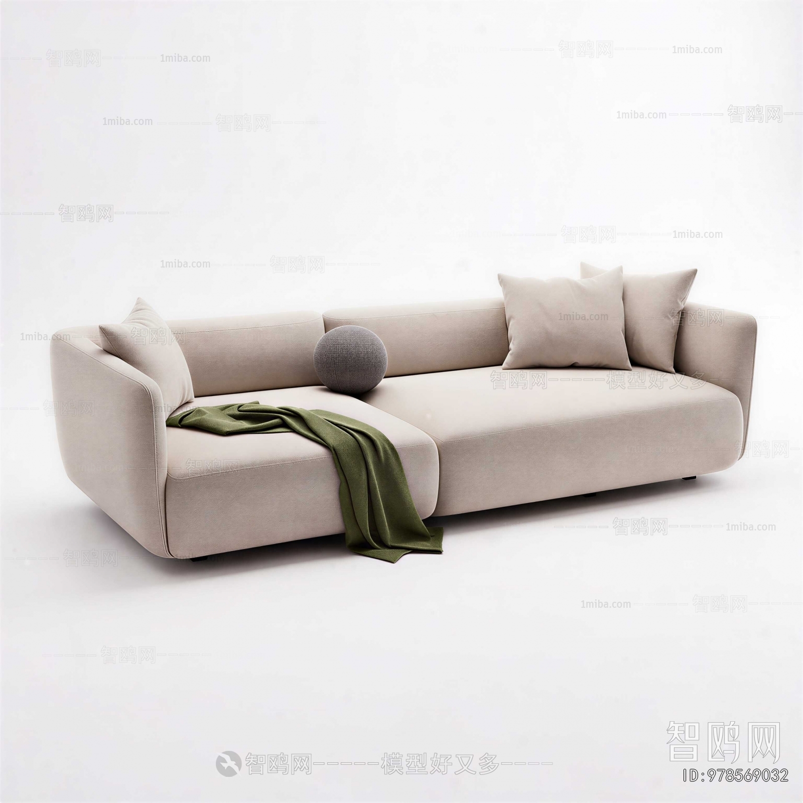 Modern Multi Person Sofa