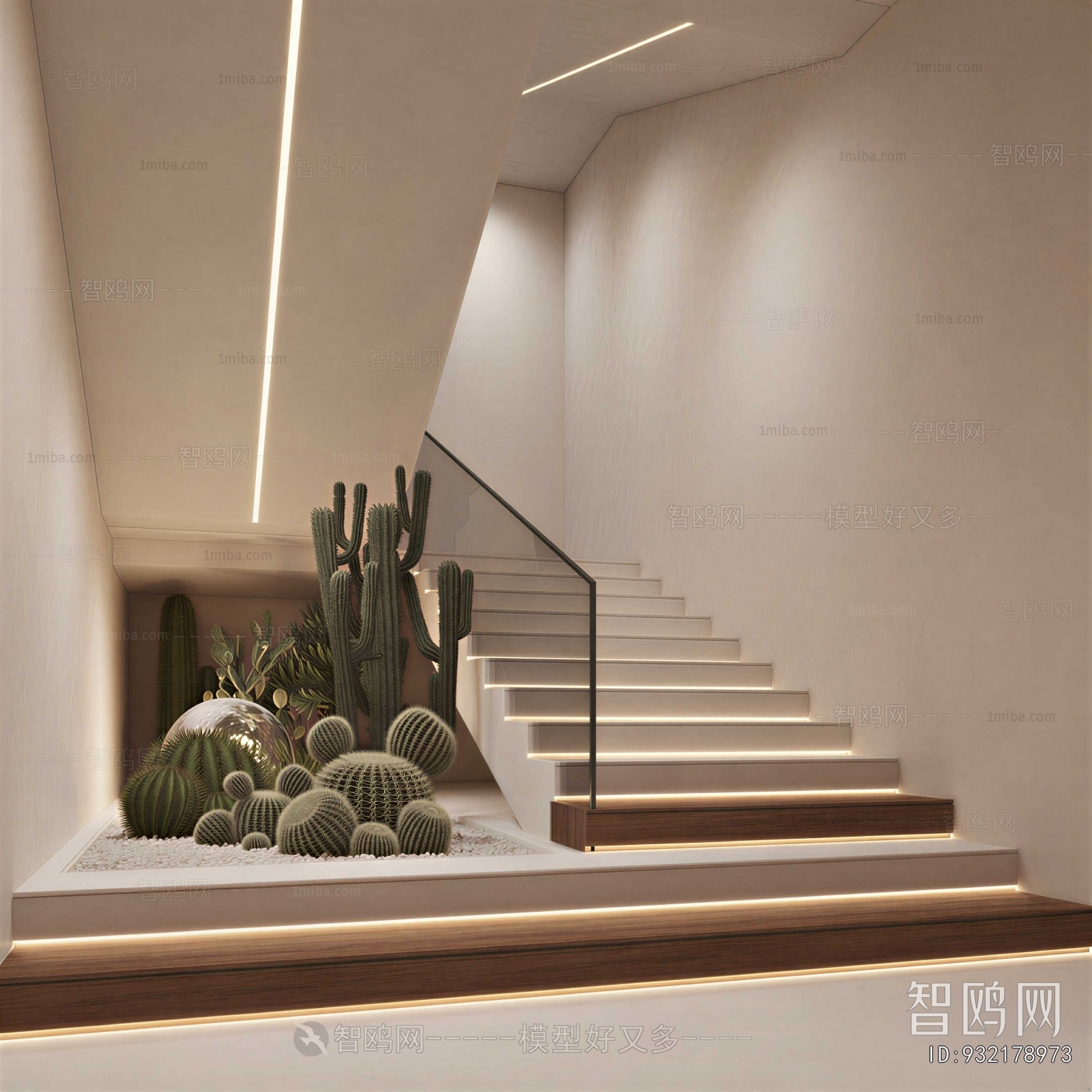 New Chinese Style Stairwell