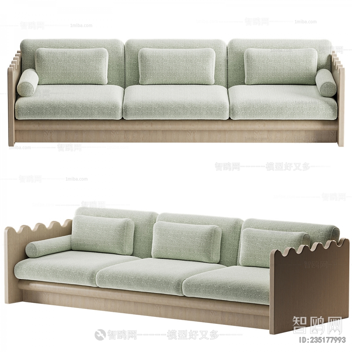 Modern Three-seat Sofa