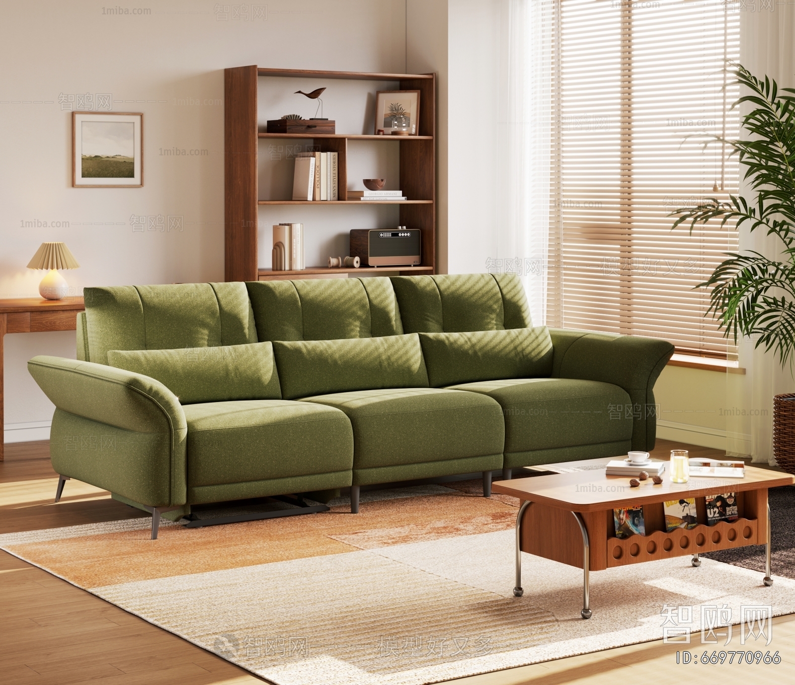 Modern Three-seat Sofa