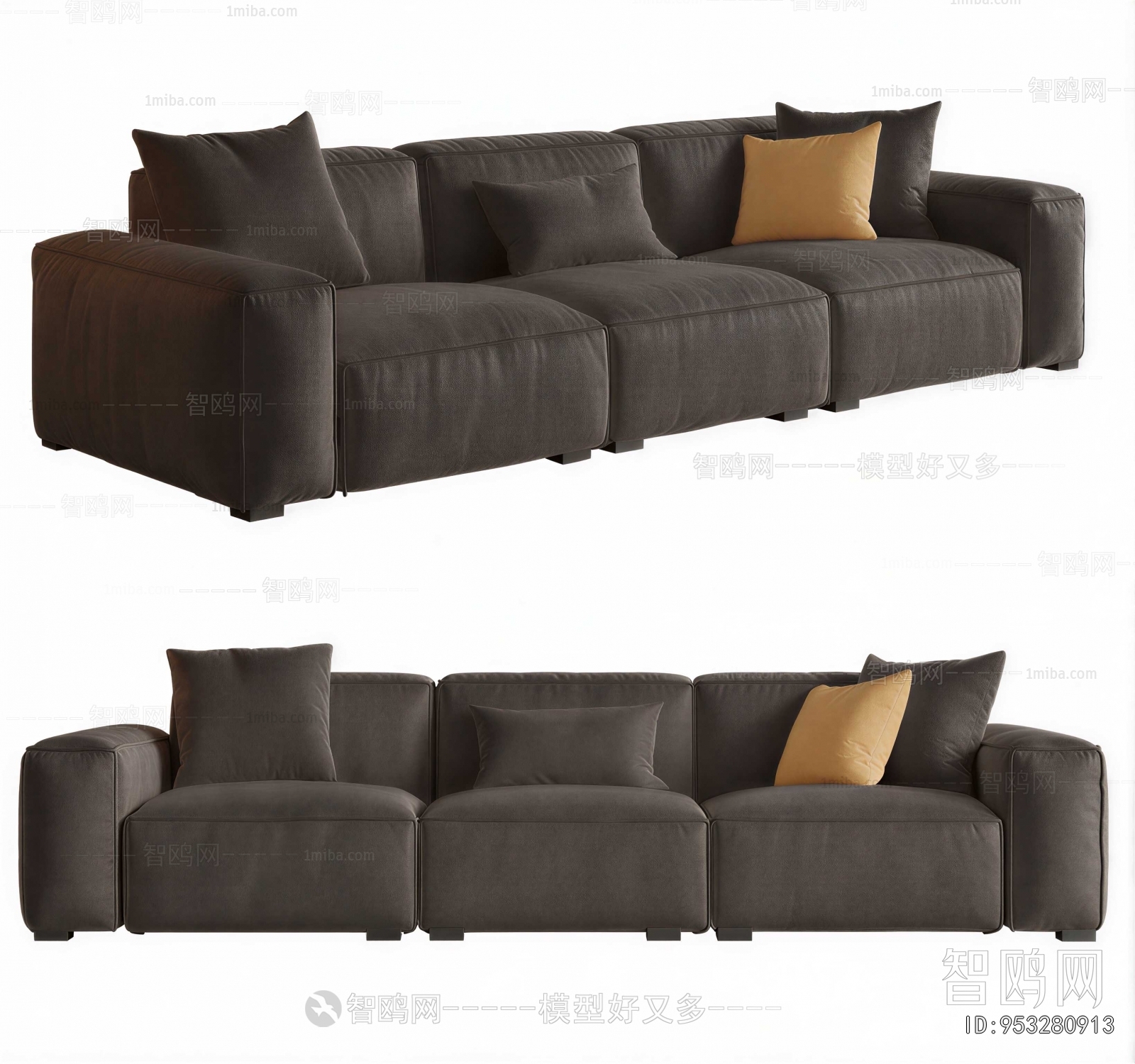 Modern Three-seat Sofa