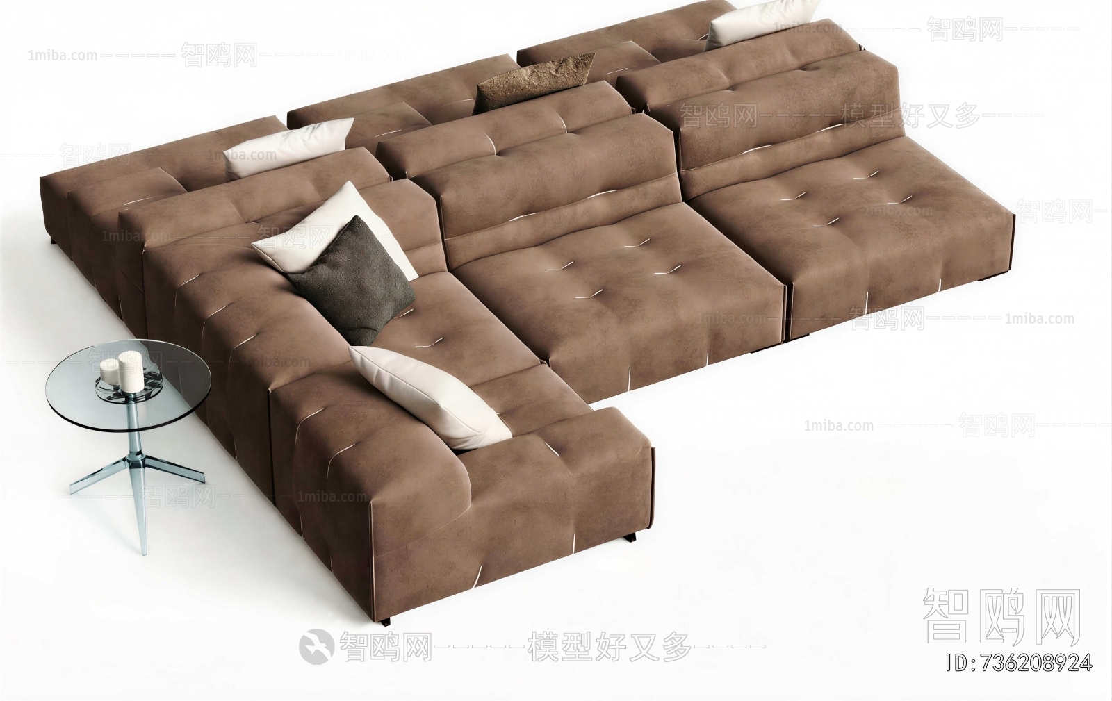 Modern Multi Person Sofa