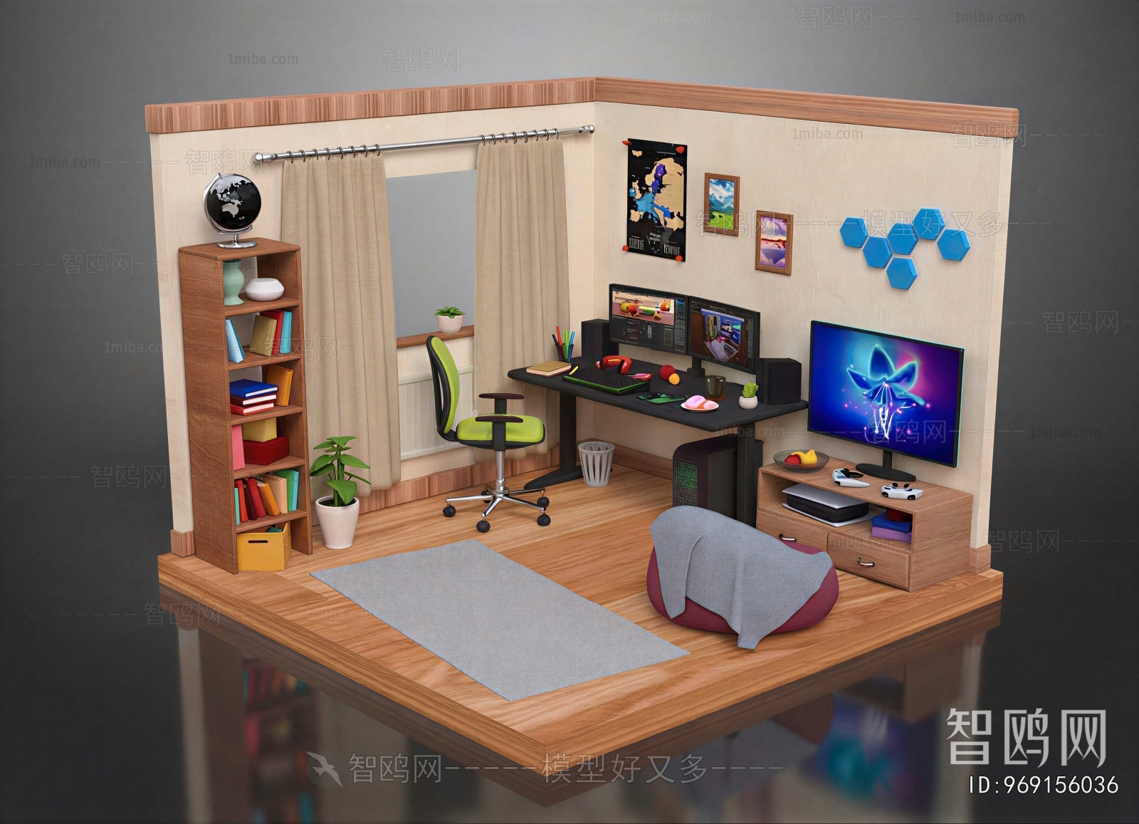Modern Cartoon House