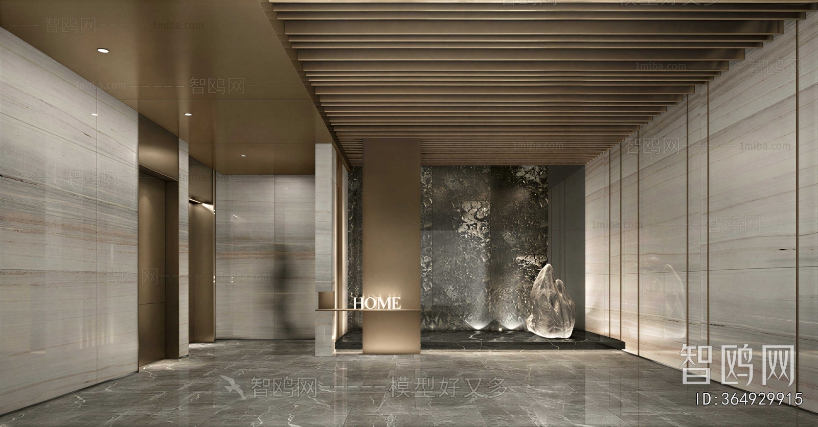 Modern Elevator Hall