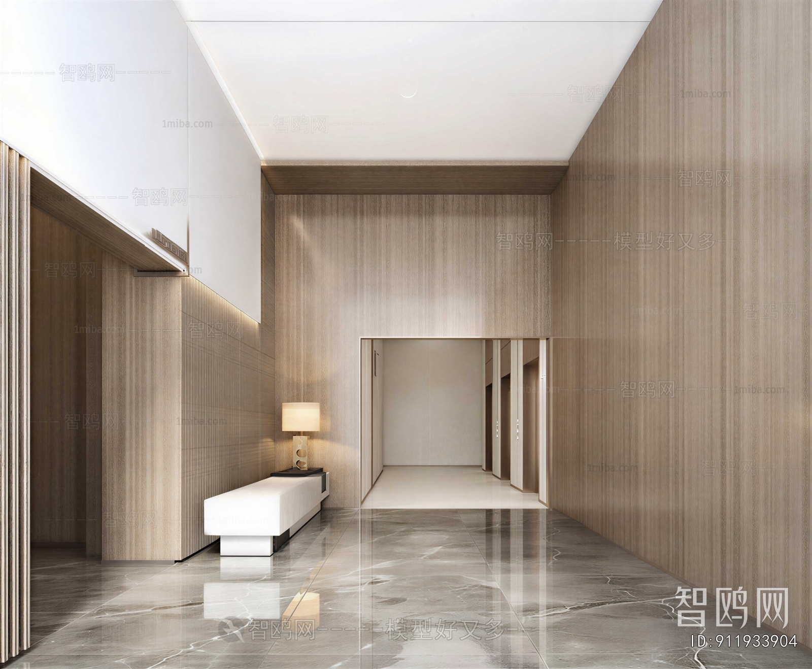 Modern Corridor/elevator Hall