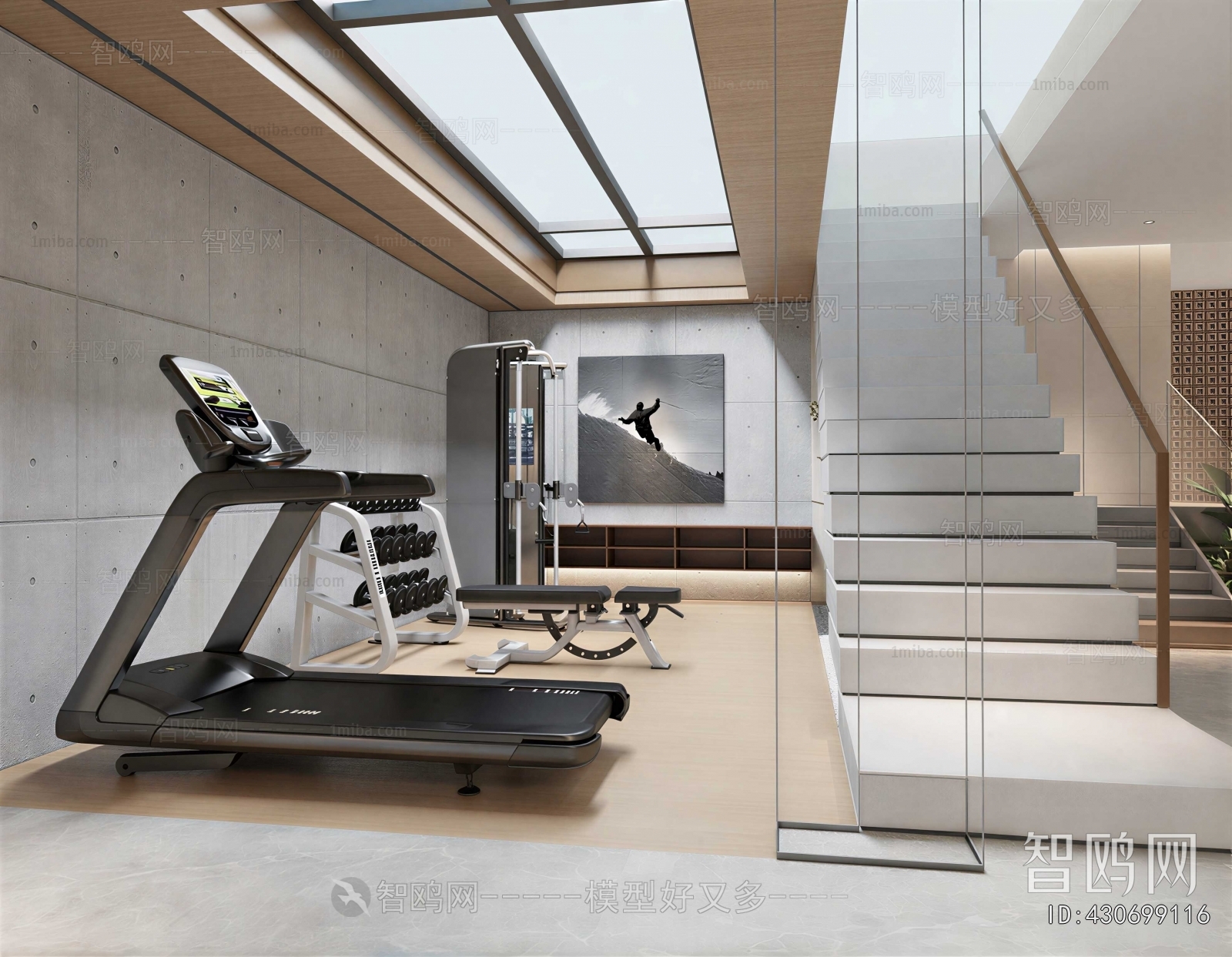 Modern Home Fitness Room