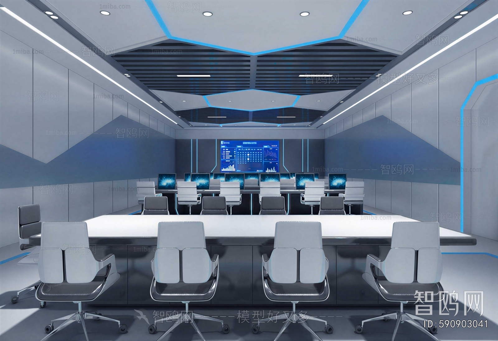 Modern Monitor Room