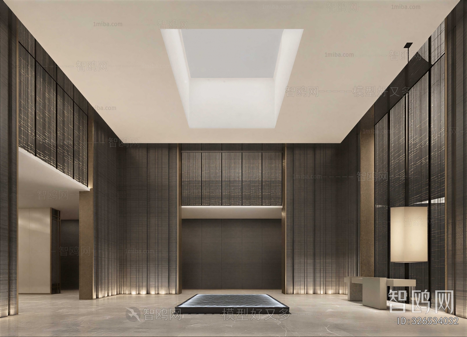 Modern Office Reception Desk