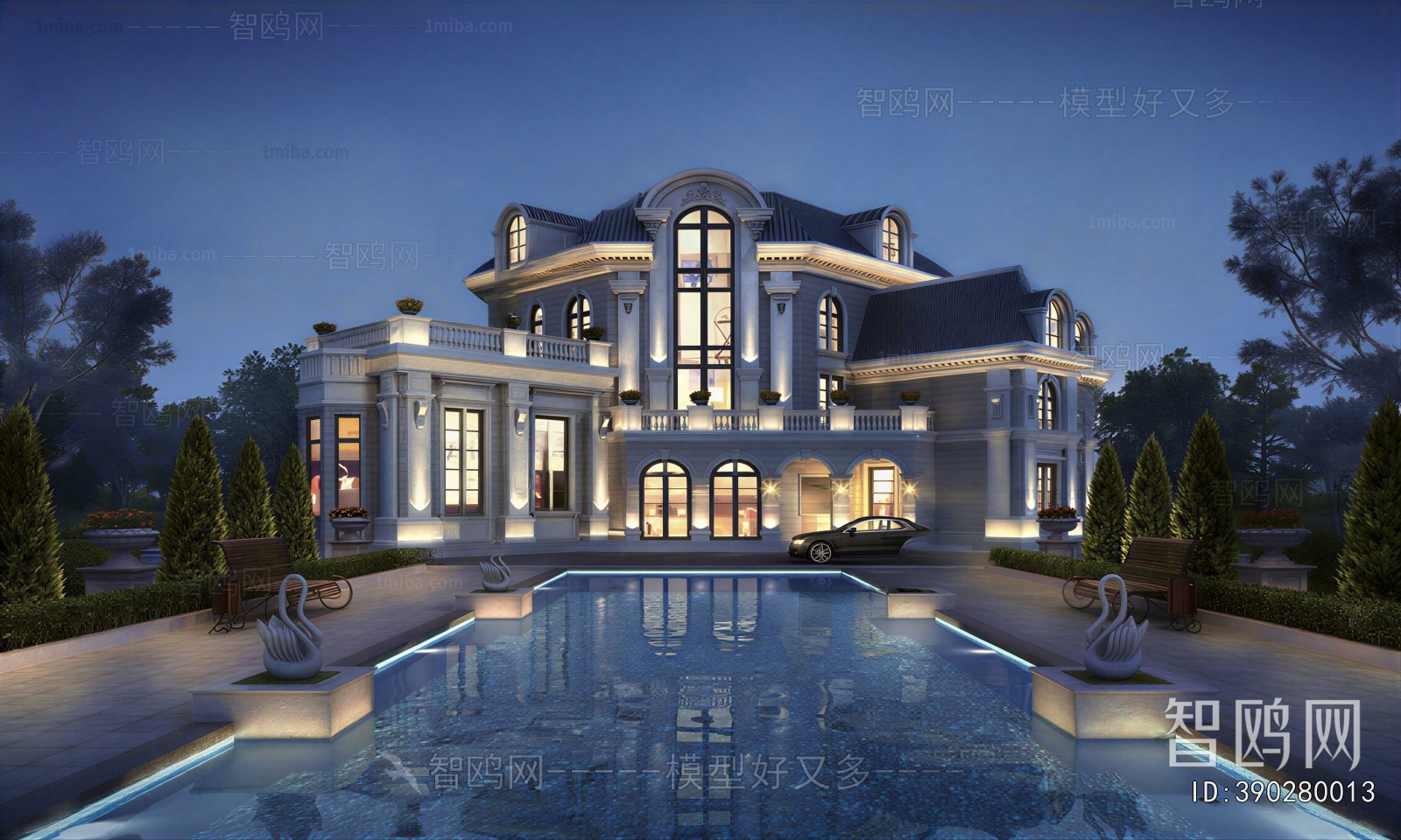 European Style Villa Appearance