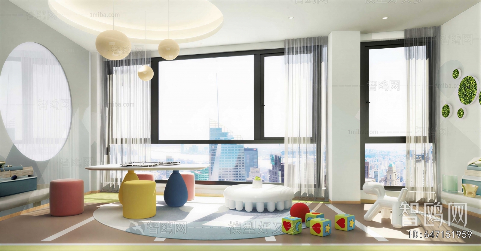 Modern Children's Playroom