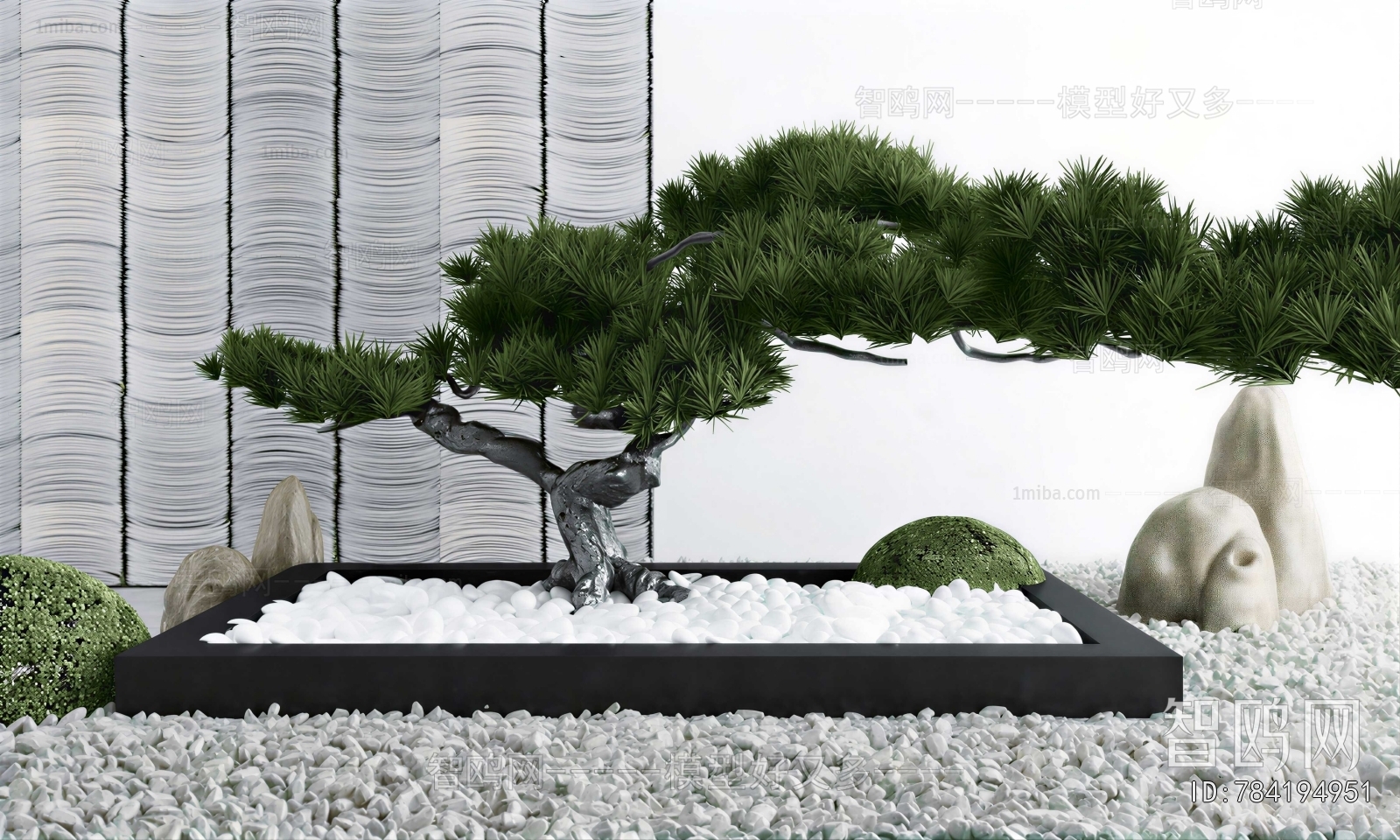 New Chinese Style Plant Landscaping