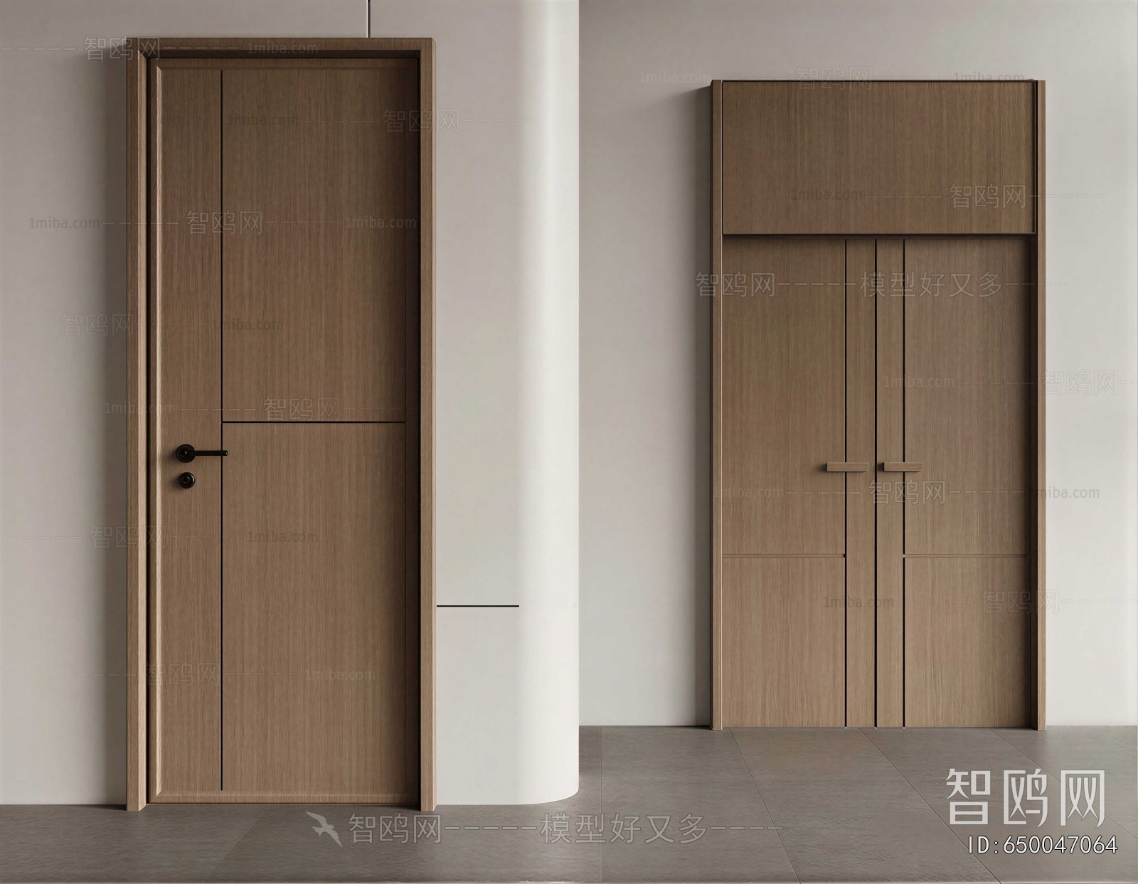 Modern Single Door
