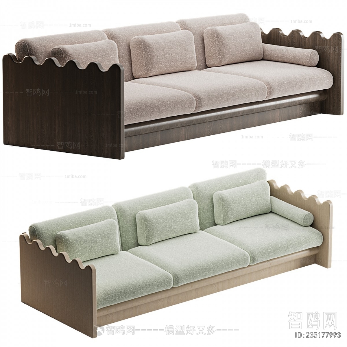 Modern Three-seat Sofa