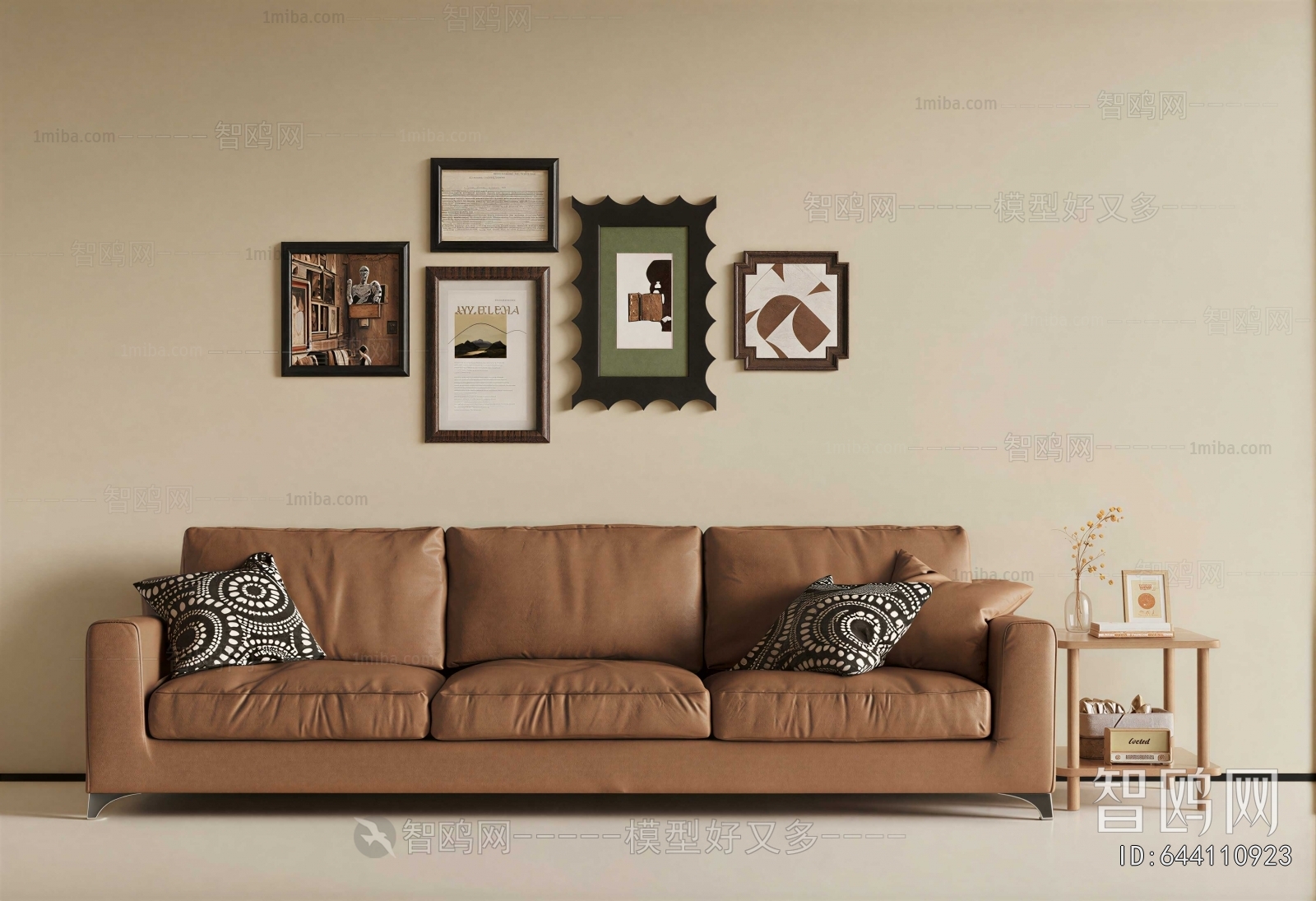 French Style Three-seat Sofa