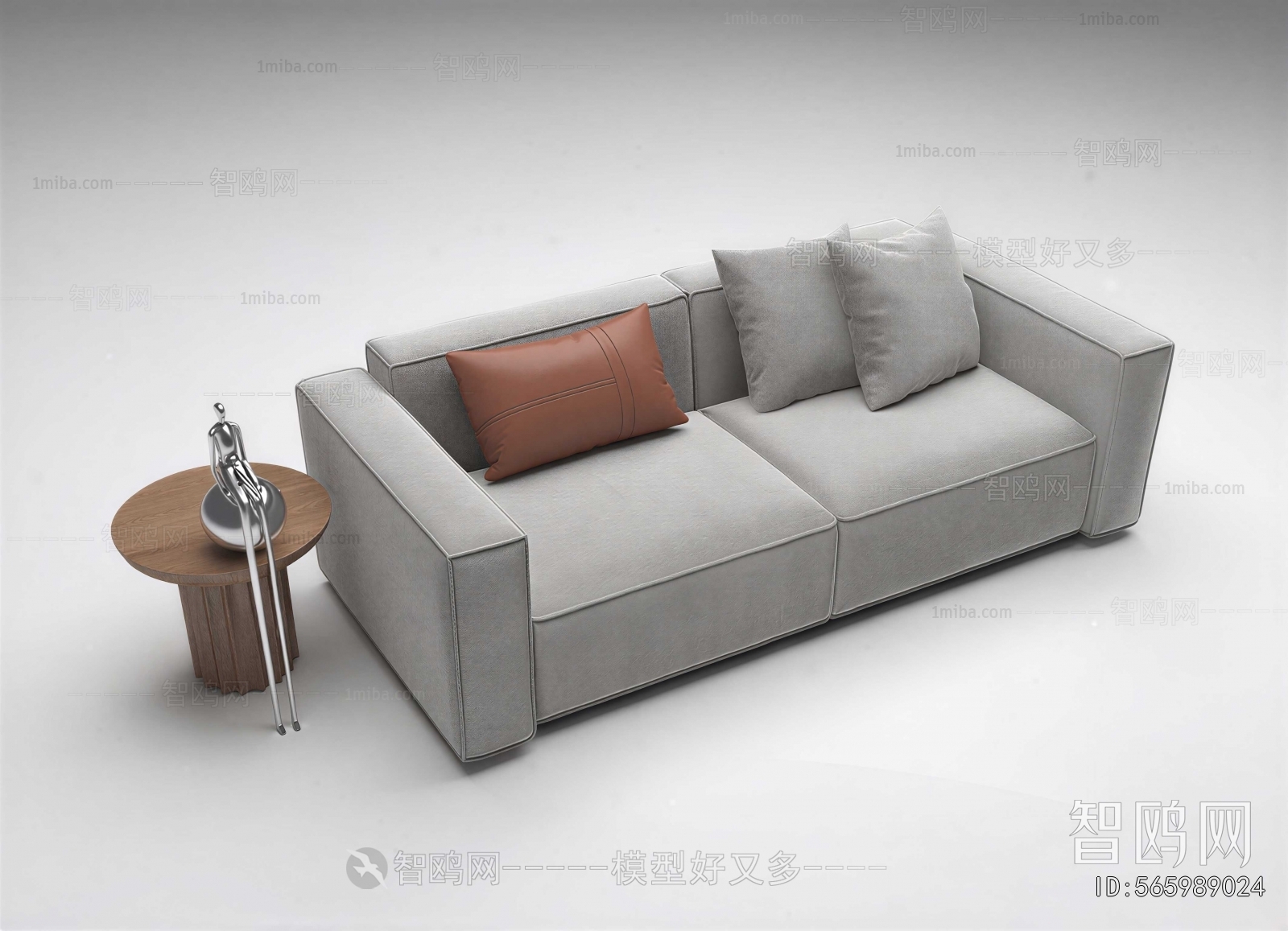 Modern Three-seat Sofa