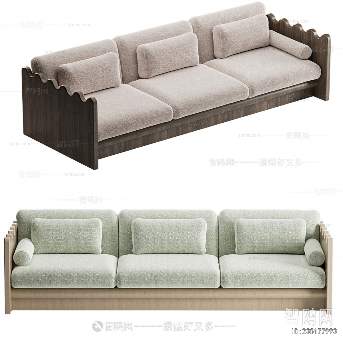 Modern Three-seat Sofa