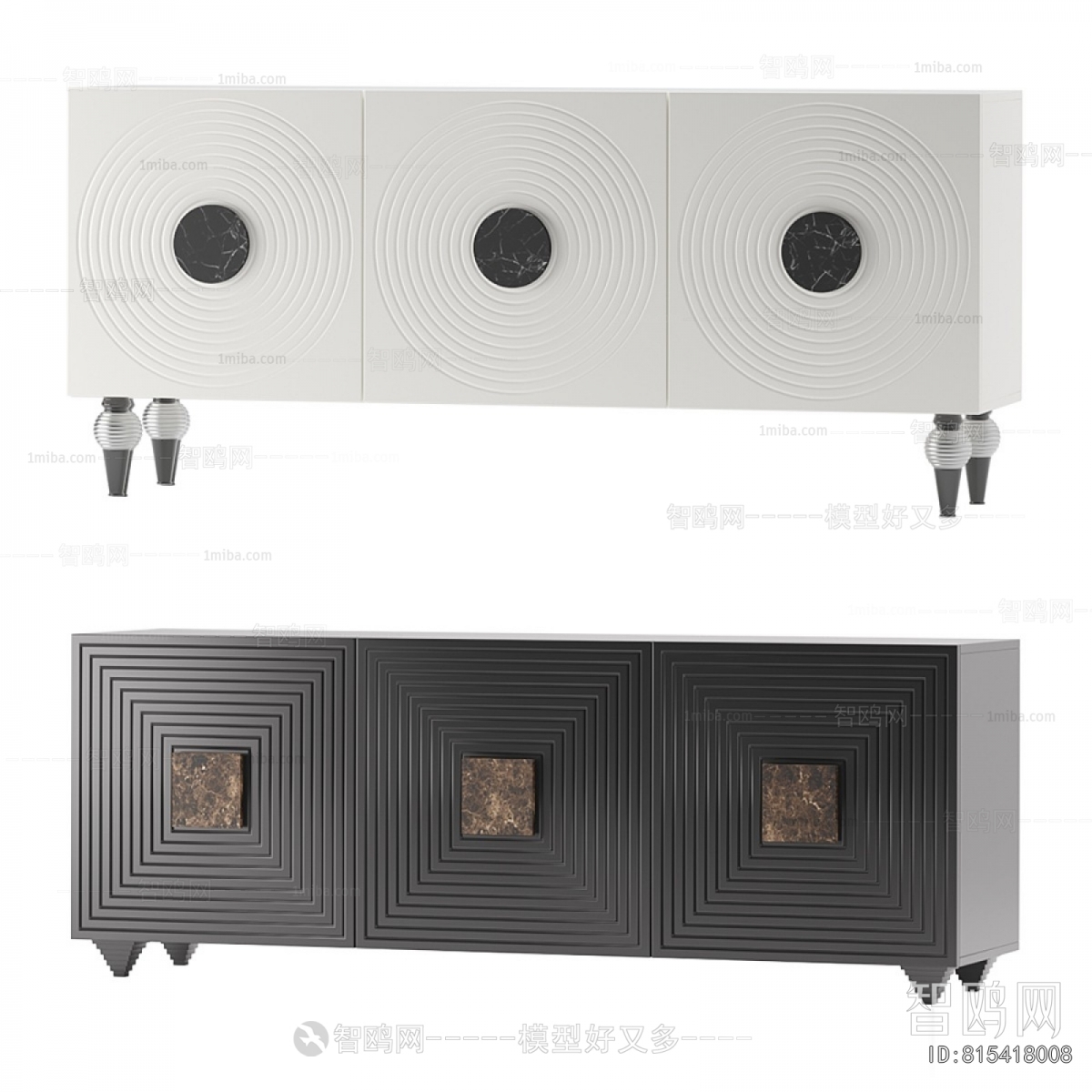 Simple European Style Side Cabinet