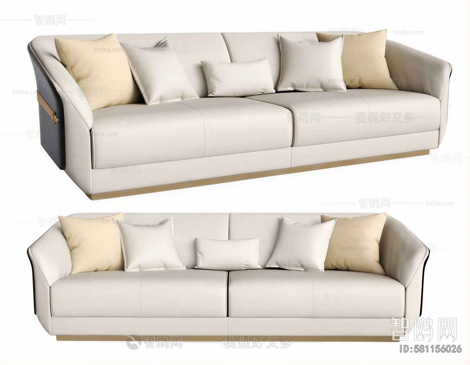 Modern Three-seat Sofa