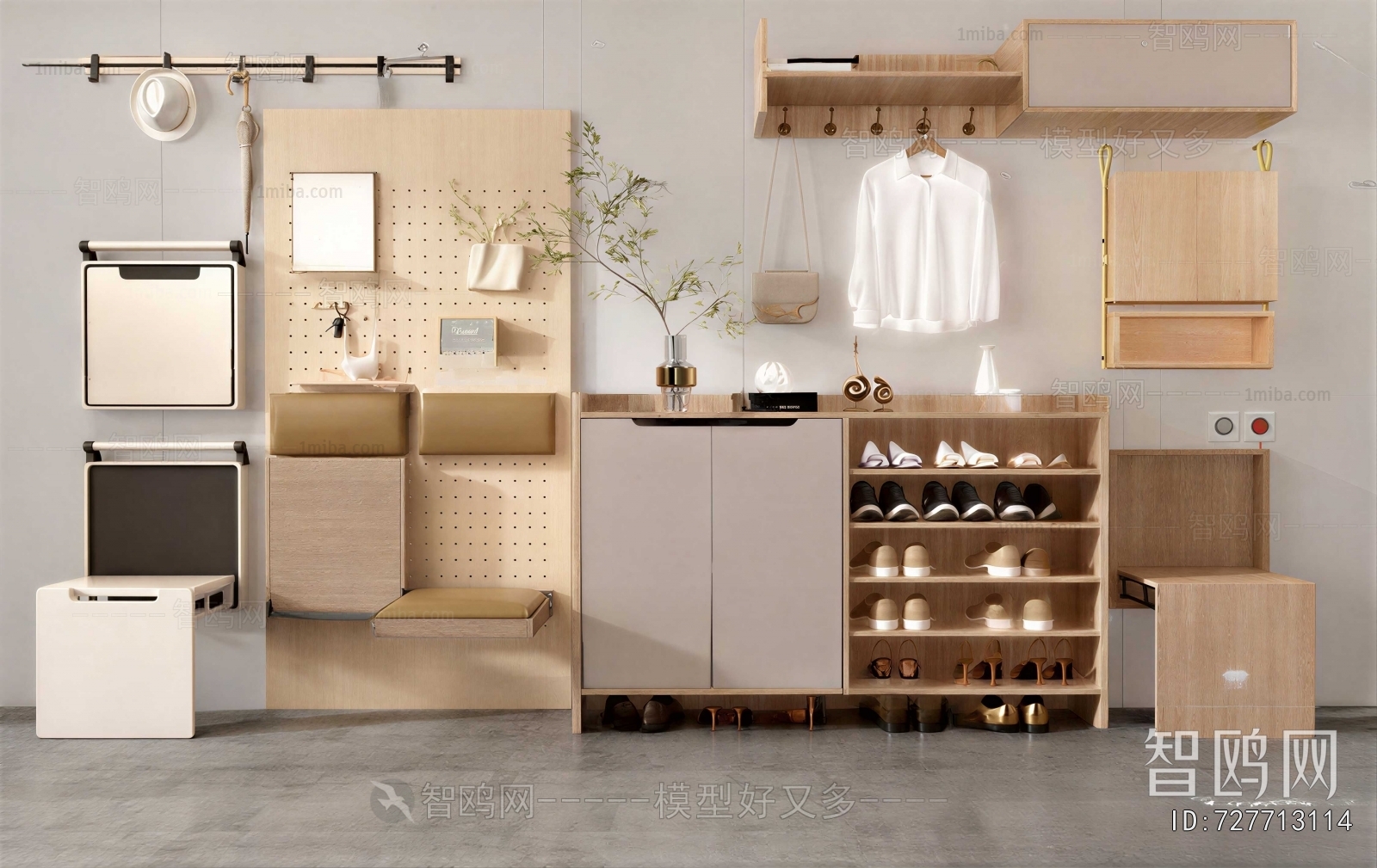 Modern Shoe Cabinet
