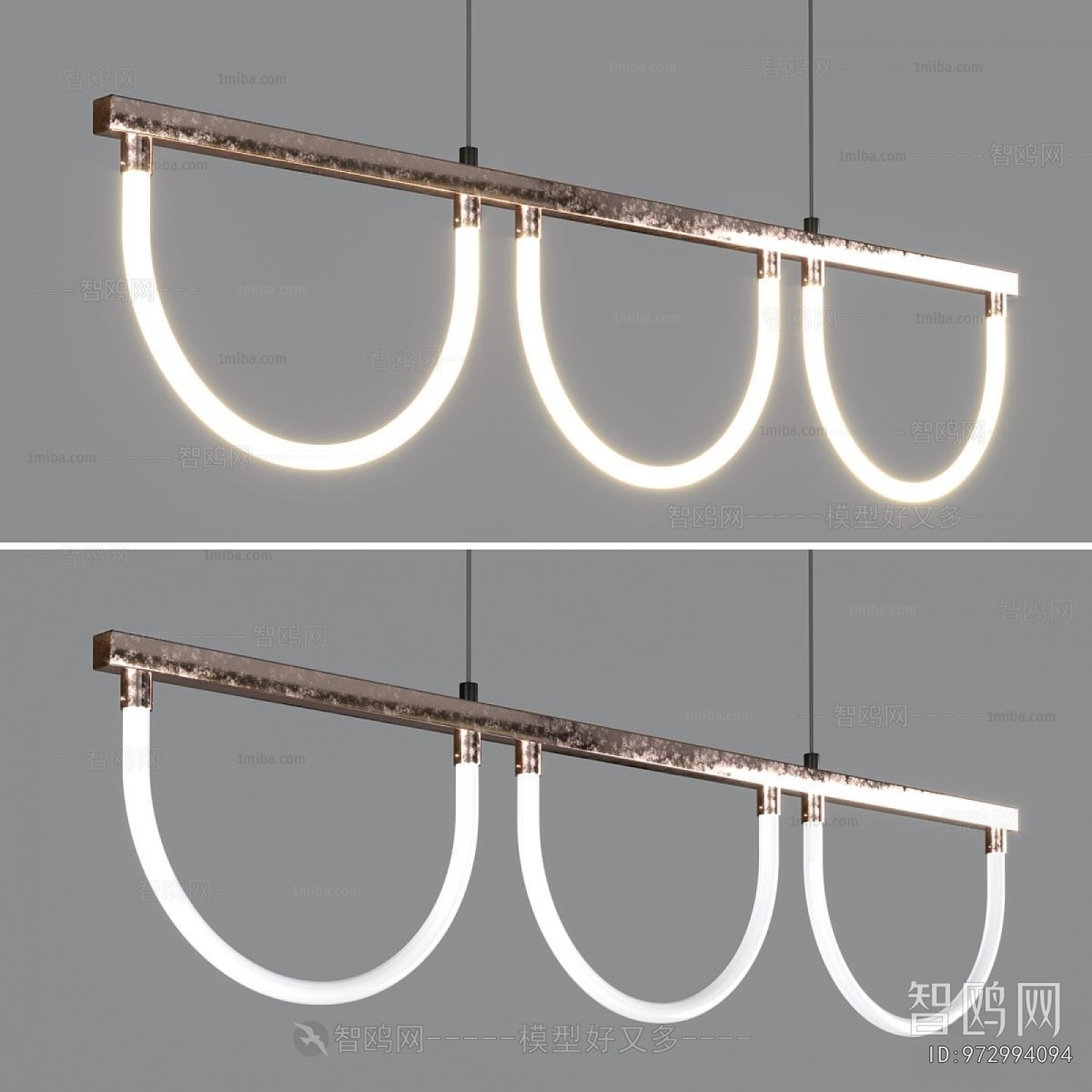Modern Long Chandelier