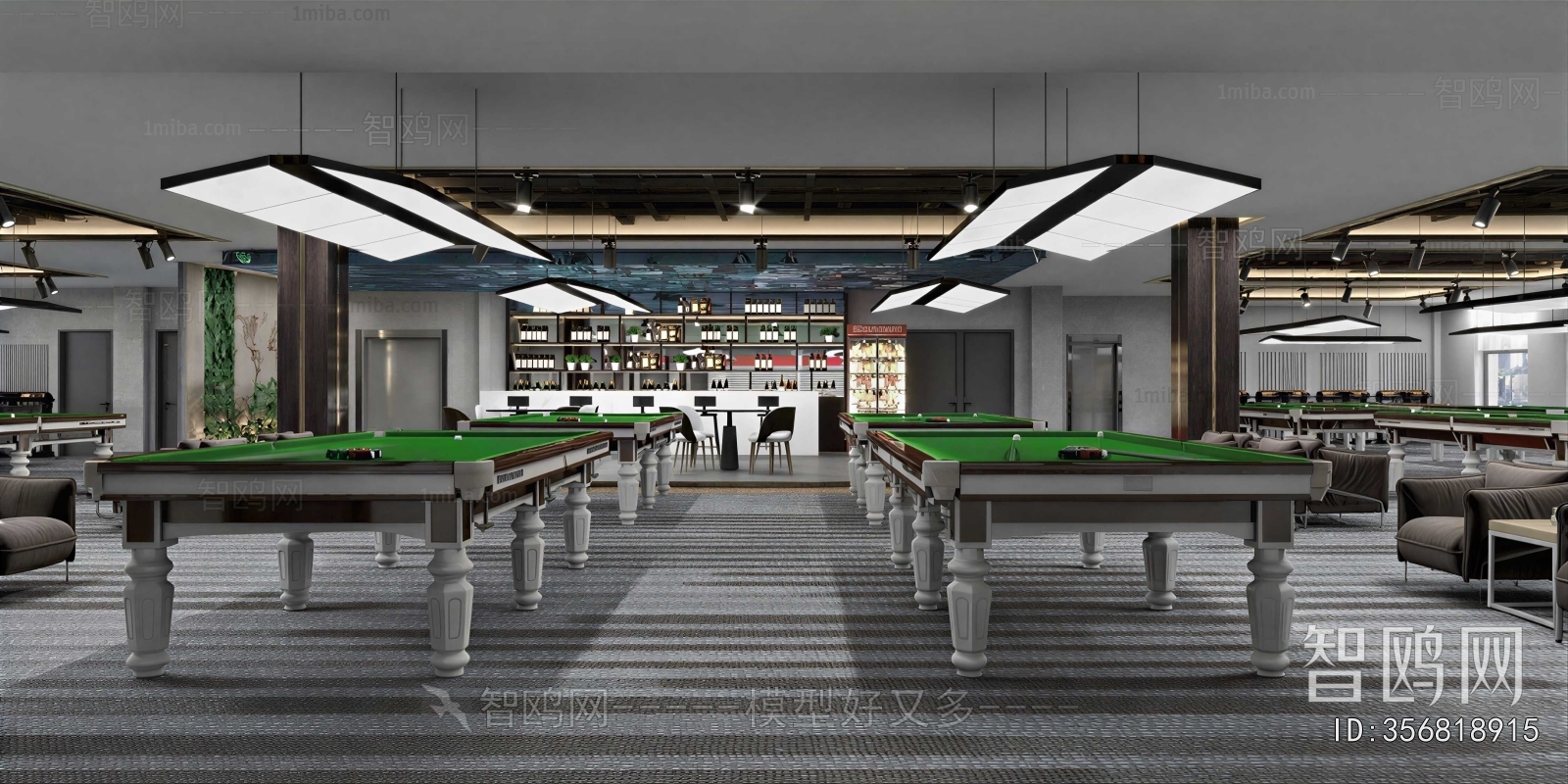Modern Billiard Room