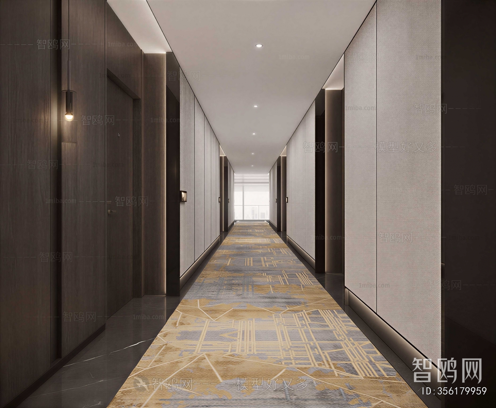 Modern Office Aisle