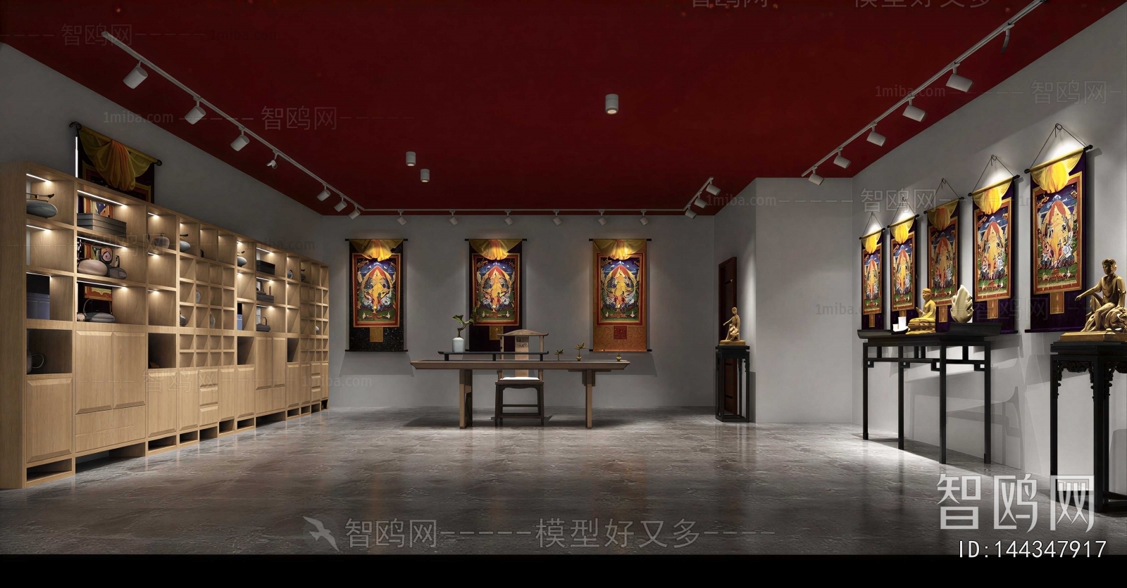 New Chinese Style Exhibition Hall